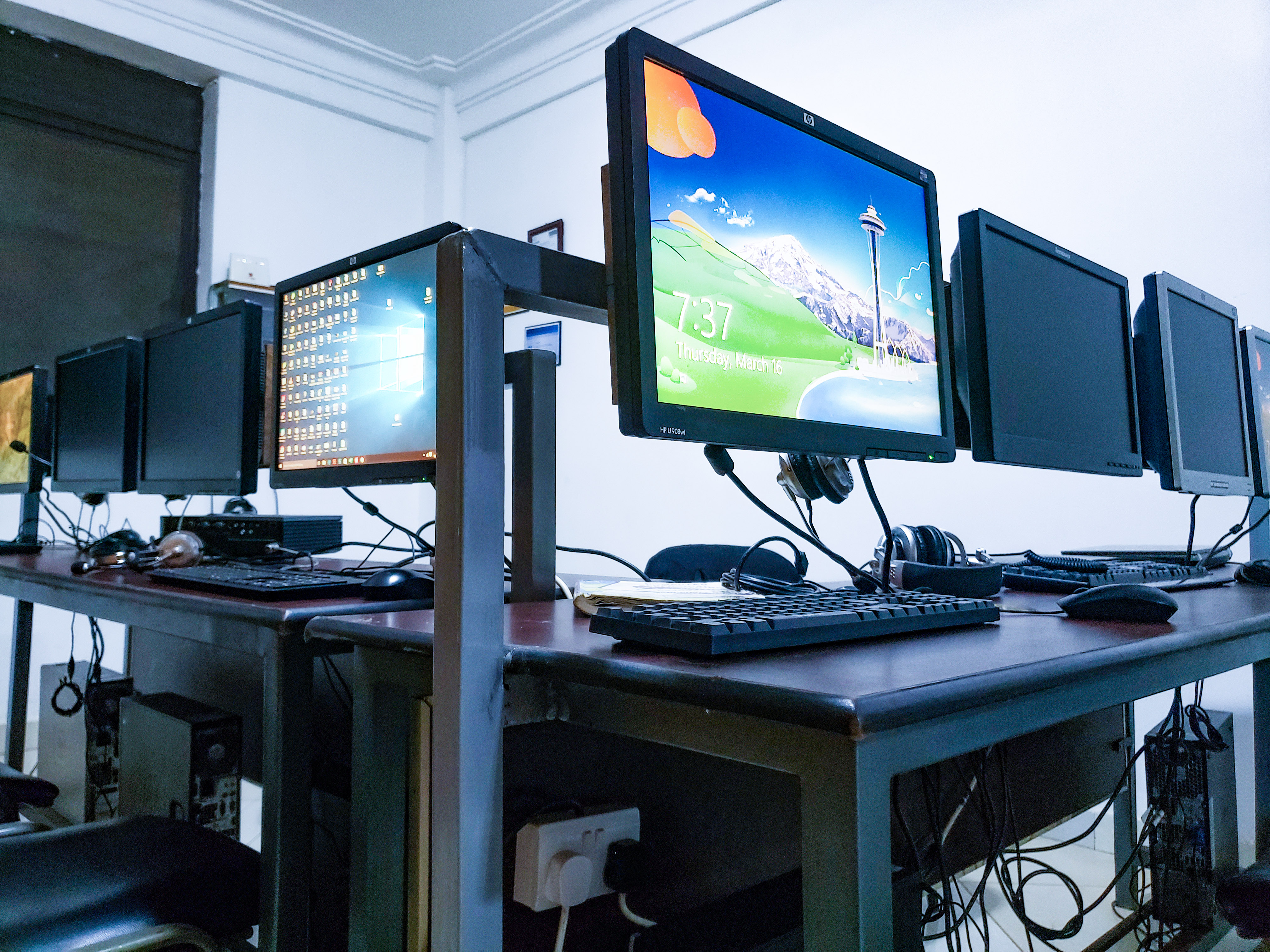Modern computer lab